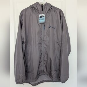 Costa Men's Silver Windbreaker Jacket